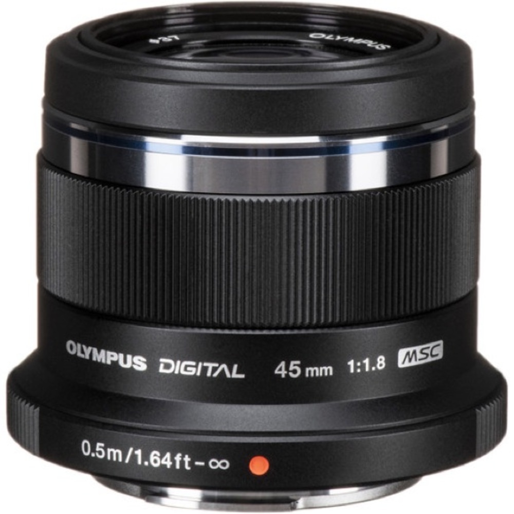Olympus 45mm f/1.8 Black Lens